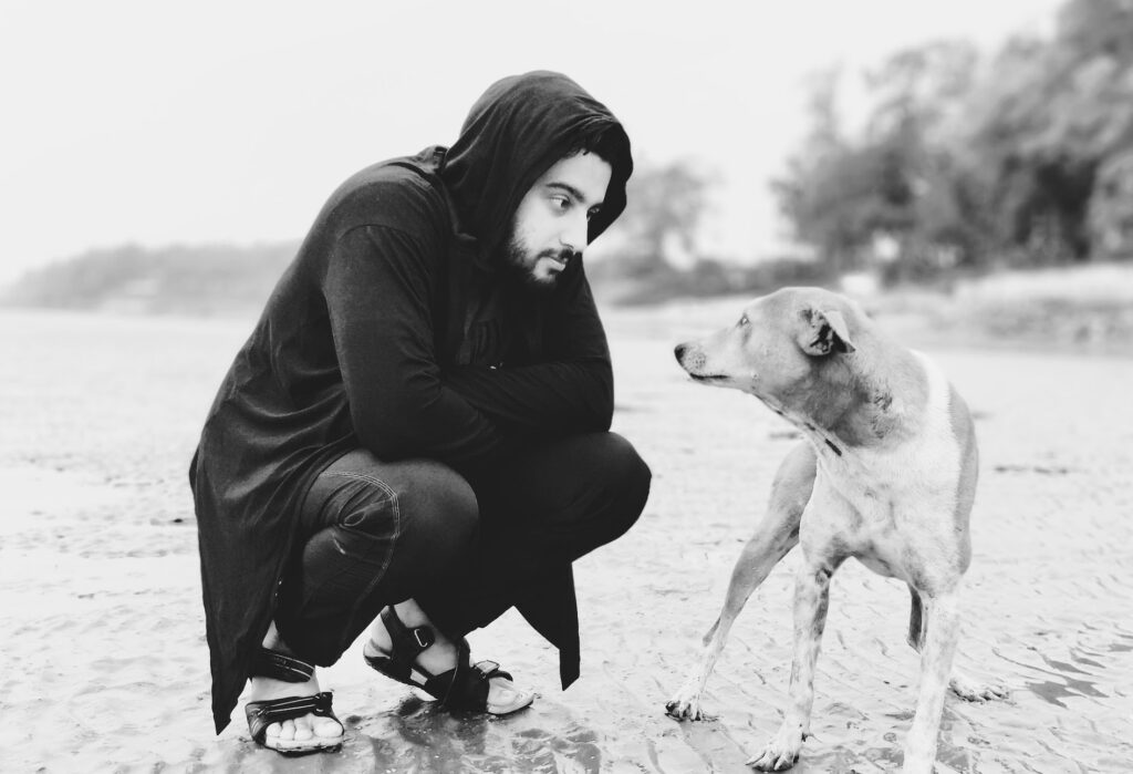 Puneet Joshi on a beach